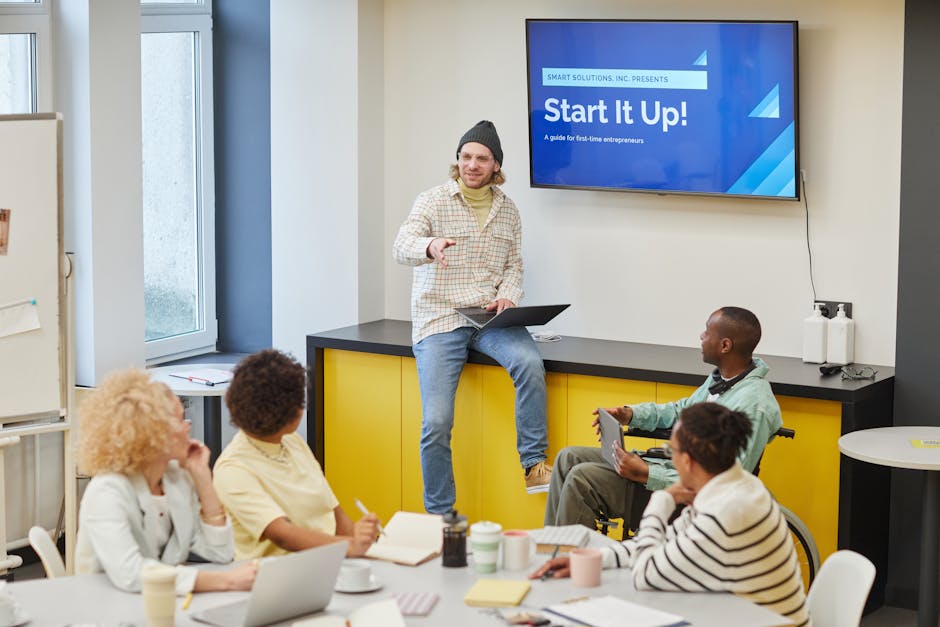 Ukrainian tech startup meeting