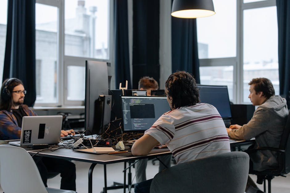 Ukrainian tech team working
