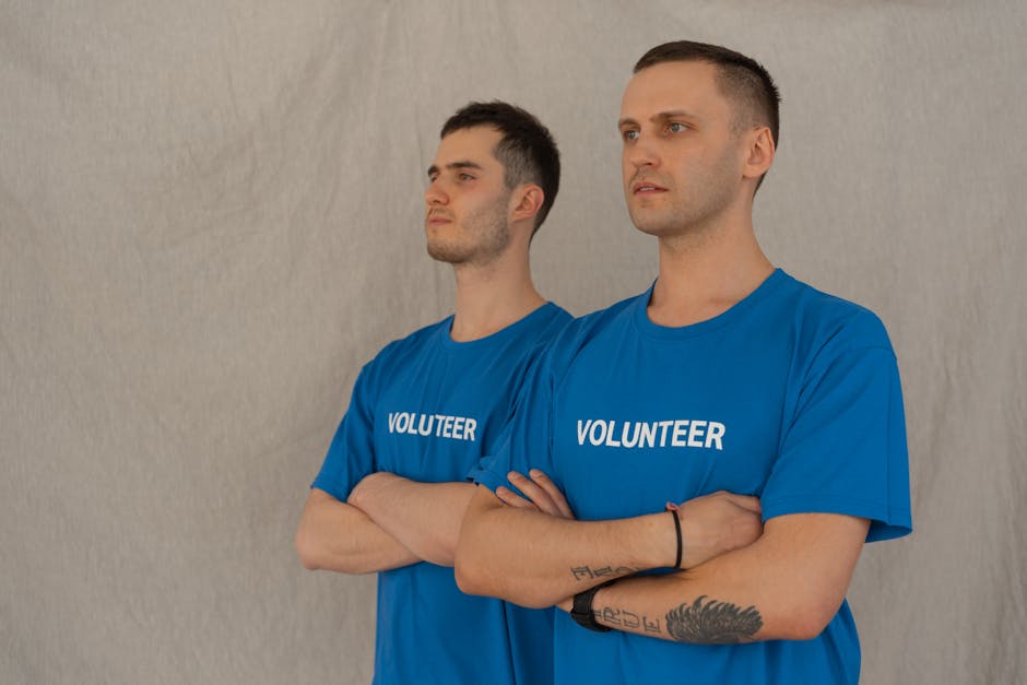 Ukrainian volunteers helping