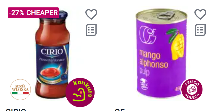 Supermarket Online Ze Świeżą Żywnością I Produktami Codziennymi | Frisco