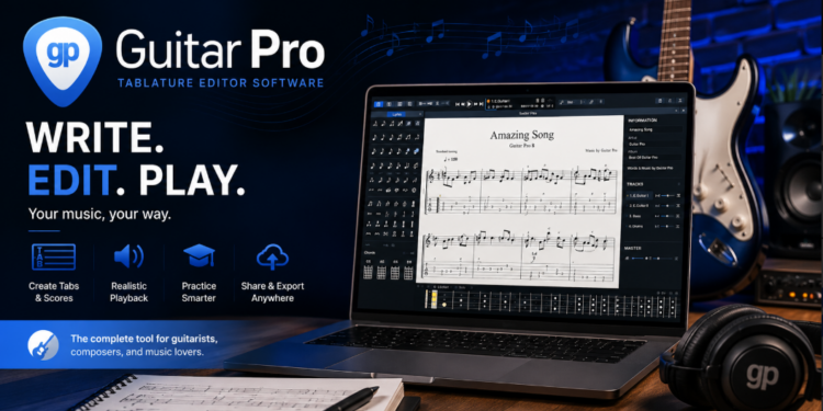 Maîtrisez votre pratique de la guitare avec les outils de partitions Guitar Pro